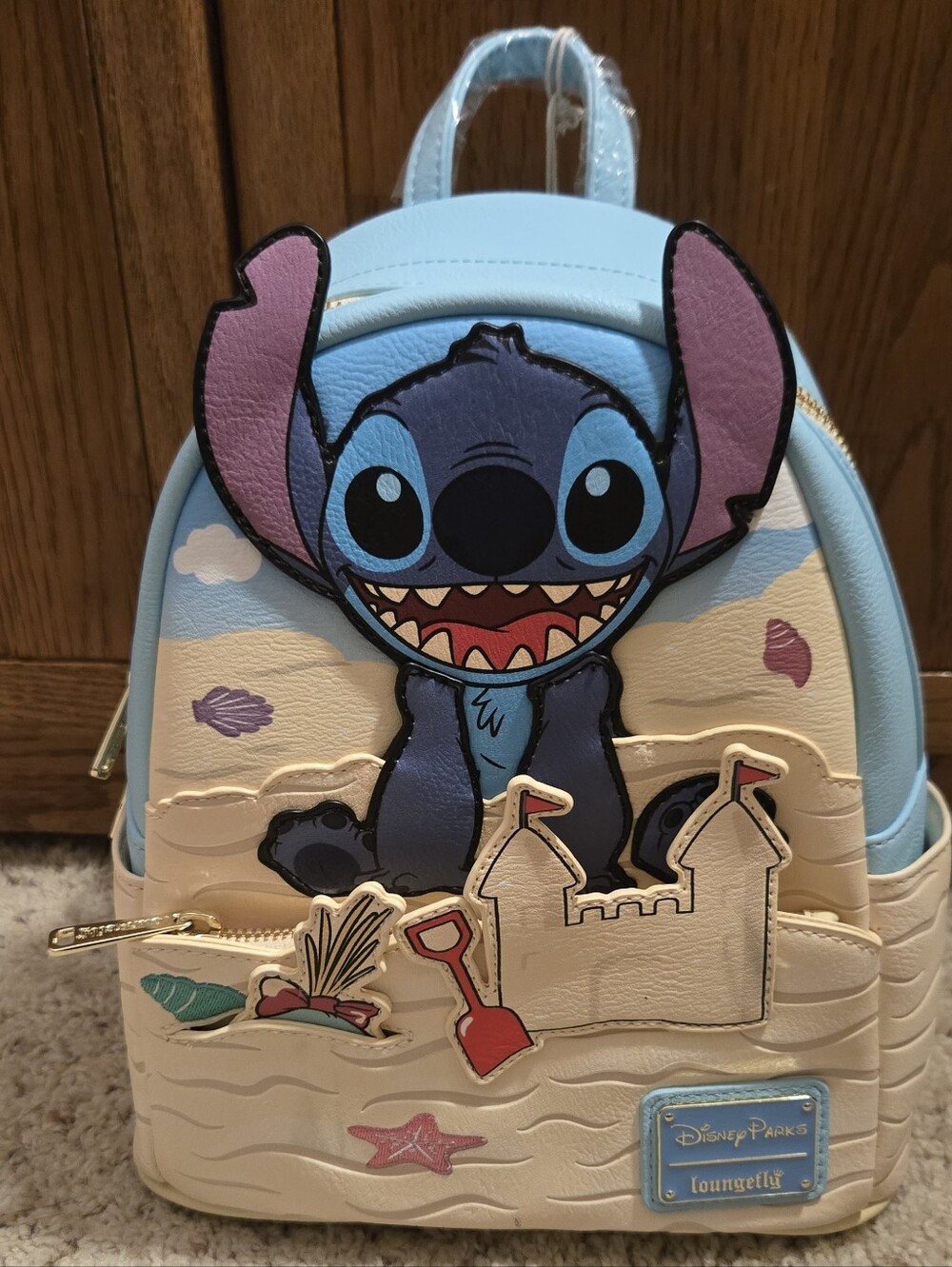 NWT Loungefly Disney Stitch Beach Backpack